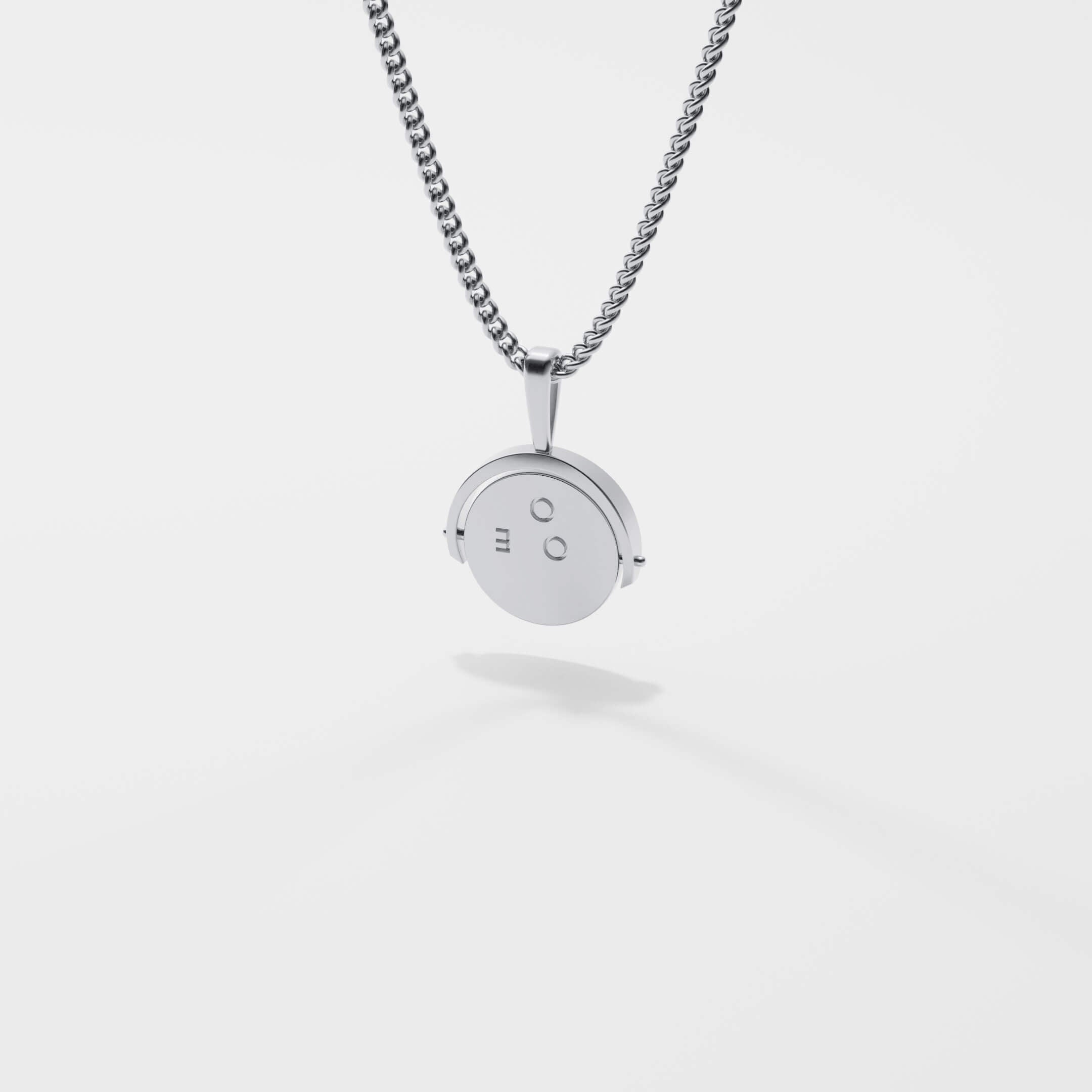 Coded Spinner Necklace