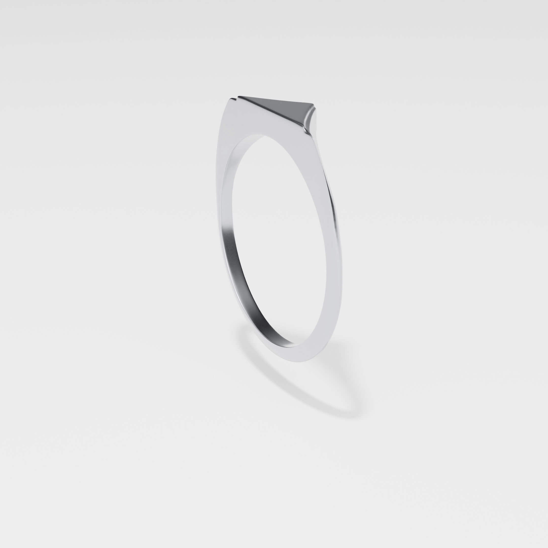 Geometric Signet Ring