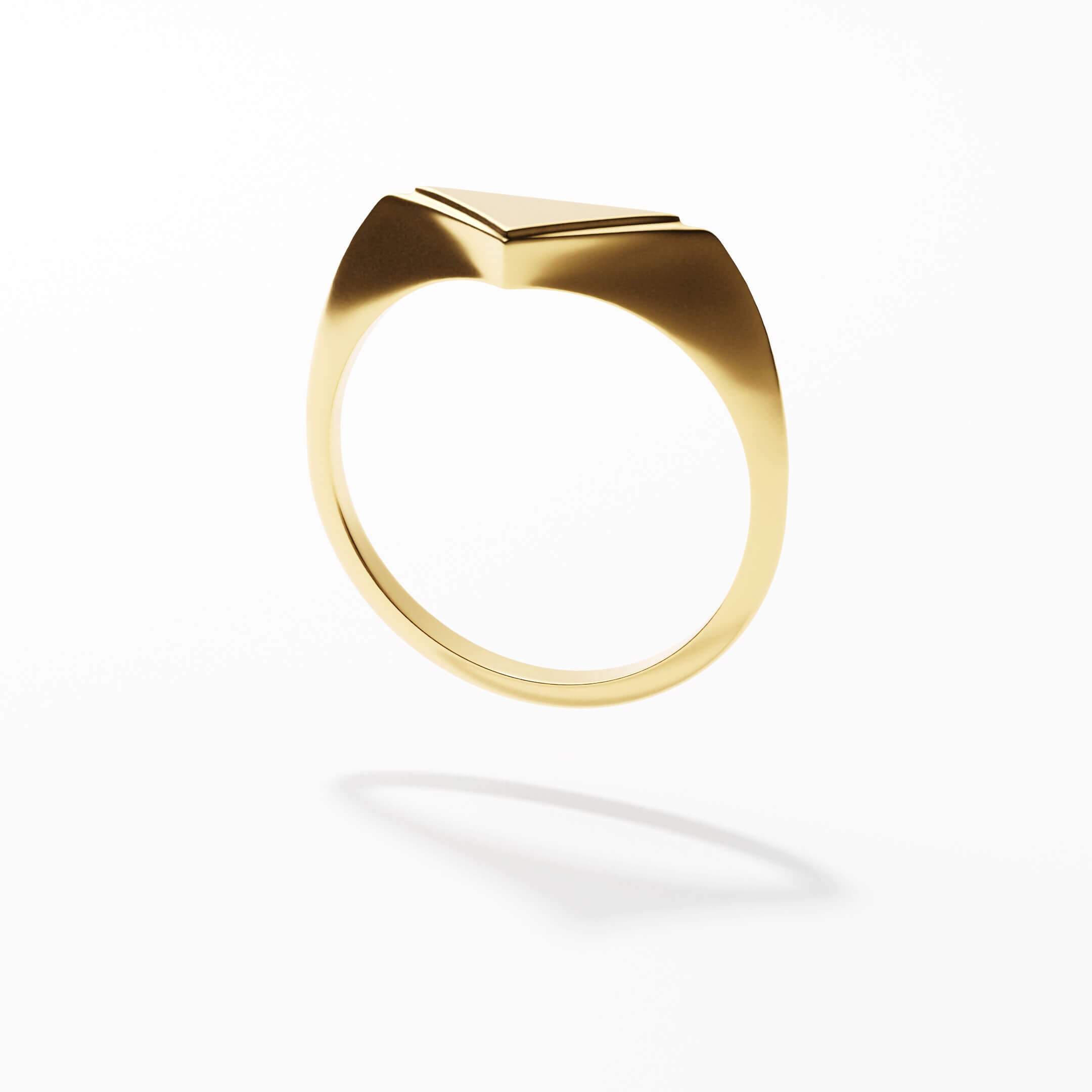 Geometric Signet Ring