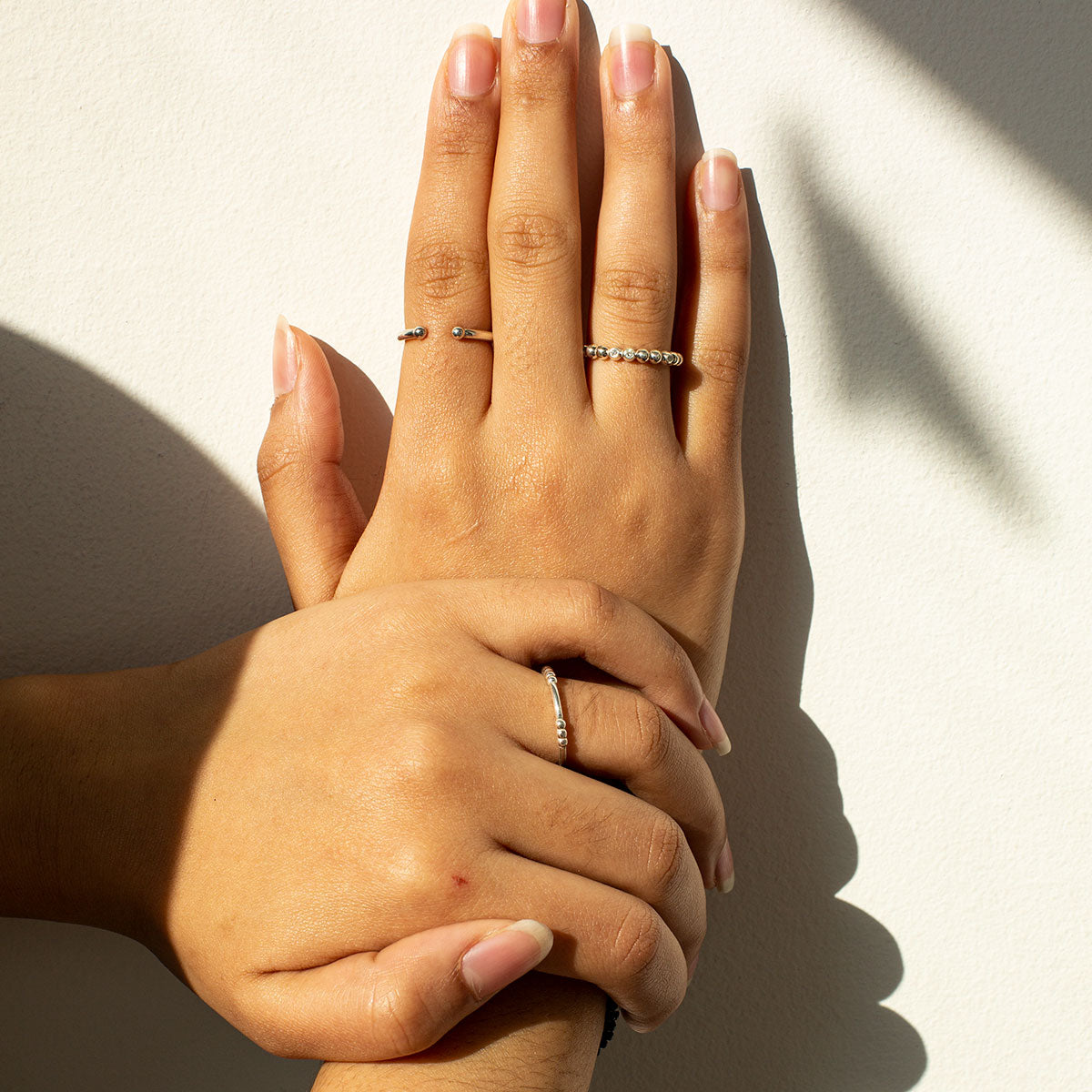 Beaded Diamond Ring